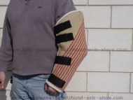 Dog hidden protection sleeve made of jute Dog hidden protection sleeve made of jute
