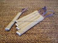 Pocket toy made of jute with handle  Pocket toy made of jute with handle