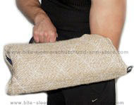 Puppy dog bite sleeve made of jute material for dog training  Puppy dog bite sleeve made of jute material for dog training
